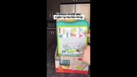 Light-Up Marble Drop - podświetlany tor kulkowy i świetlna tablica artystyczna 2w1 B. Toys