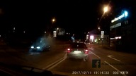 Pajac w BMW myślał, że umie driftować