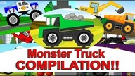 Monster Truck Compilation -Kompilacja Dla Dzieci