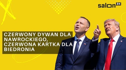 Czerwony dywan dla Nawrockiego, czerwona kartka dla Biedronia
