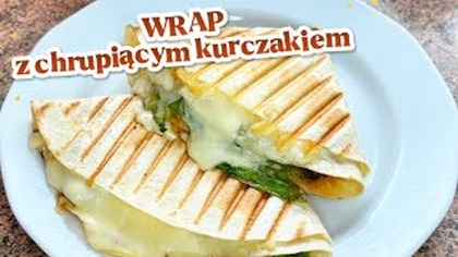 Domowy WRAP z kurczakiem  chrupiąca przyjemność na talerzu