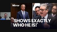WIELKA BRYTANIA premier Keir Starmer gasi Nigela Farage jak peta w dyskusji o Henrym Nowaku