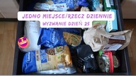 WYZWANIE DZIEŃ 25 Jedno miejsce/rzecz dziennie Posprzątaj ze mną Uporządkowana