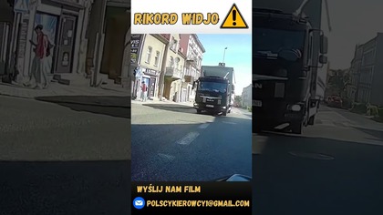 Kierowcy zawodowi ignorują czerwone światło #shorts #polscykierowcy #rikordwidjo #dashcam #driver