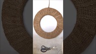 WIANEK Z JUTY z kanału @diy_art_ideas #shorts #diy #wianki