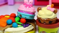 Play Doh  Num Noms  Tarta owocowa  bajki dla dzieci