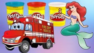 Mała Syrenka Księżniczka Arielka Strojnisia Disney Ciastolina Play Doh Baw się z nami