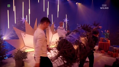 TVP Wilno - Zapowiedź i ident stacji w bożonarodzeniowej oprawie graficznej (26. 12. 2025)