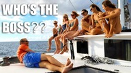 Whos the captain?!  A Day On a Yacht in the Caribbean