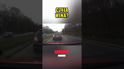 Panika za kółkiem  nagłe hamowanie i zagrożenie  #droga #bezpieczeństwo
