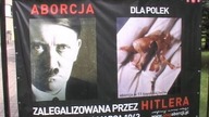 Szokująca wystawa: z Hitlerem przeciwko aborcji