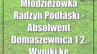 Młodzieżówka Radzyń Podlaski - Absolwent Domaszewnica 1:2.  Wyniki keeza bialskiej klasy okoręgowej