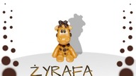 Lepiołki: Żyrafa TUTORIAL giraffe, polymer clay, made hand,