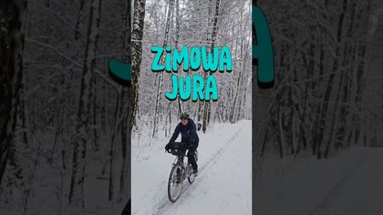 Zimowa Jura na rowerze