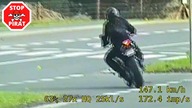 Policyjny pościg za motocyklistą.  STOP PIRAT