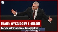 Braun wyprowadzony z sali obrad Parlamentu Europejskiego.  Zakłócił minutę ciszy | Gazeta.pl