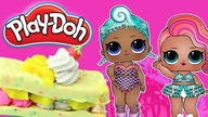 LOL Surprise  Play Doh  Desery lodowe  kreatywne zabawki