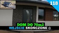Odcinek 118.  Budowa domu do 70m2.  Wejście obrobione.  Zobaczcie efekt!