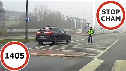 Stop Cham #1405 - Niebezpieczne i chamskie sytuacje na drogach