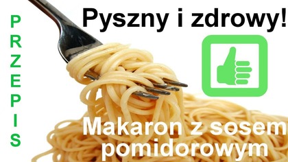 Przepis na obiad makaron z sosem śmietano - pomidorowym