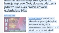 Schemat eksterminacji: mRNA hamują naprawę DNA, globalne zdarzenia jądrowe uszkadzające DNA