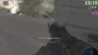 Call of Duty 4 MW - fight with bots .