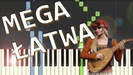 Pieśń Priscilli (Wilcza Zamieć, WIedźmin 3, Witcher) - MEGA ŁATWA synthesia (VERY EASY)
