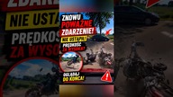 Dwa błędy, jeden finał.  Co o tym myślisz? #motocykl #droga #wypadek