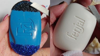 Soap Carving ASMR Relaxing Sounds no talking Satisfying ASMR Video