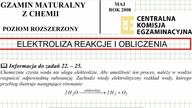 ZADANIE 22 23 24 25 CKE 2008 MAJ ELEKTROLIZA STECHIOMETRIA.  #chemia #chemistry