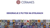 Pomysły na wykorzystanie płytek na stołach