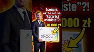 Marszałek Olgierd Geblewicz rozdaje vouchery po 30 tys.  PLN z WŁASNYM IMIENIEM I NAZWISKIEM.