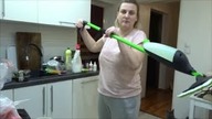 Sprzątanie przed zrobieniem bałaganu i zakupy