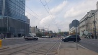 [TRĄBY] Alarmowo zastęp 304[W]21 - GBAPr Renault Midlum z JRG 4 Warszawa przez torowisko tramwajowe