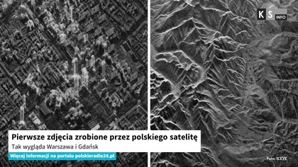 Pierwsze zdjęcia zrobione przez polskiego satelitę.  Tak wygląda Warszawa i Gdańsk [KS Info]