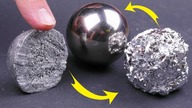 TRYING TO CUT POLISHED ALUMINIUM FOIL BALL