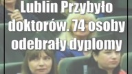 Lublin: Przybyło doktorów.  74 osoby odebrały dyplomy