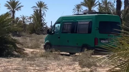 Sidi Fankal na Kerkennah i palmy #travel #tunezja #podr&oacute;że #kamperem #afryka #wakacje