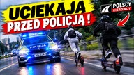 Nastolatkowie na elektrycznych motocyklach uciekali przed policją.  Pościg zakończył się kraksą
