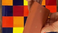 Intenso  ręcznie robiony patchwork z meksykańskich płytek #patchwork #rękodzieło #shorts