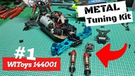 Wltoys 144001 Upgrade FULL Metal KIT - Best Upgrades Kit Parts Arms Drive Shaft Accessories