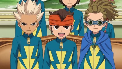 Odcinek jest alternatywną kontynuacją pierwszego sezonu serialu &quot;Inazuma Eleven&quot;, a także preludium do serii &quot;Inazuma Eleven Ares&quot;

Chronologicznie, odcinek dzieje się po 6 opowieści &quot;Inazuma Eleven: Outer Code&quot;

Stworzyłem lektora do &quot;Inazuma Eleven Reloaded&quot; za pomocą syntezatora mowy.