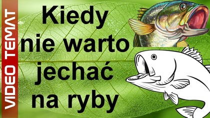 Kiedy nie warto jechać na ryby