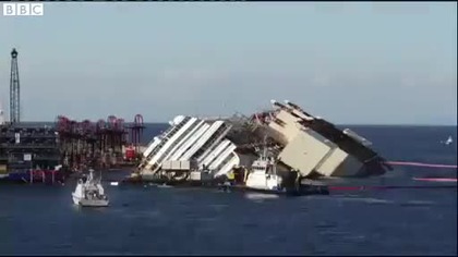 Costa Concordia operacja podnoszenia wraku