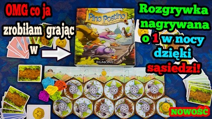  Śledź mnie na social mediach:
Postaw mi kawę https://buycoffee.to/anastazjafaith
 FACEBOOK:- https://www.facebook.com/anastazja.faith 
INSTAGRAM https://www.instagram.com/anastazja.faith/
  YOUTUBE  https://www.youtube.com/user/Anastazjafaith
  CDA https://www.cda.pl/video/51473703e/vfilm
TT https://www.tiktok.com/@anastazjafaith?langpl-PL
letyshops -https://letyshops.com/pl/winwin?ww34224927
 
Zobacz Planszeo - https://planszeo.pl/Planszeo-https://planszeo.pl/


Pino Postino: Szalony wyścig przez knieje! to nowy tytuł od Egmontu, któremu dziękuję za podesłanie gry.  W tej pełnej emocji planszówce ścigamy się z rywalami o tytuł królewskiego posłańca. 
Jak poszedł mi ten wyścig? 
Jak gra się w ten tytuł? 
Zobaczycie w tym filmie  nagrywanym o 1 w nocy, bo w dzień sąsiedzi remontują. 

#PinoPostino #EgmontGry #gryplanszowe #grafamilijna #recenzjagry #gryrodzinne #boardgames #planszowki #nagrywanowNocy #recenzjakanał #nowagra #grydladzieci #graimprezowa #pelnarozgrywka #zasady 


00:00 - 00:15 Intro
00:15 - 00:17 Planszeo
00:17 - 00:53 Historia
00:53 -  1:08 Przedstawienie gry
1:08 -2:15  Przygotowanie do rozgrywki
2:15 -3:50  Tłumaczenie przesuwania zwierząt na torze
3:50 -4:03  Ulubione tereny zwierzaków
4:03 - 4:08   Ostatni element niezbędny do gry
 4:08 - 4:28  Cel gry
4:28 - 12:27  Pełna rozgrywka
12:27 - 15:41  Recenzja z plusami, minusami i porównaniem do innego tytułu Egmontu
15:41 - 15:57 Pożegnanie
15:57 - 16:19 Outro


Muzyka:

Cinematic Experience by Alex-Productions | https://onsound.eu/
Music promoted by https://www.free-stock-music.com
Creative Commons / Attribution 3.0 Unported License (CC BY 3.0)
https://creativecommons.org/licenses/by/3.0/deed.en_US

Music track: A Better Future by Aventure
Source: https://freetouse.com/music
Royalty Free Music for Video (Safe)

Easter by Alex-Productions | https://onsound.eu/
Music promoted by https://www.free-stock-music.com
Creative Commons / Attribution 3.0 Unported License (CC BY 3.0)
https://creativecommons.org/licenses/by/3.0/deed.en_US

We Are Happy by FSM Team 
|https://www.free-stock-music.com/artist.fsm-team.html
Music promoted by https://www.free-stock-music.com
Attribution 4.0 International (CC BY 4.0)

Bunny Hop - Quincas Moreira biblioteka YouTube

Mischief Maker Kevin MacLeod (incompetech.com)
Licensed under Creative Commons: By Attribution 3.0 License
http://creativecommons.org/licenses/by/3.0/

Music track: Heaven by Aylex
Source: https://freetouse.com/music
No Copyright Vlog Music for Video

Music: Reaching the Sky (2020 - No Drums)
 by Alexander Nakarada (https://www.creatorchords.com)
Licensed under Creative Commons BY Attribution 4.0 License
https://creativecommons.org/licenses/by/4.0/