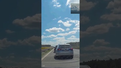 A1 i dzbanek co się spieszy w Insigni #opel #polska #dashcam #polskiedrogi #viral