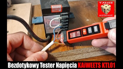 Patologie domowych sieci elektrycznych - Bezdotykowy Tester Napięcia KAiWEETS KTL01 12-1000V