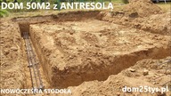 BUDUJEMY DOM 50M2 NOWOCZESNA STODOŁA ŁAWY FUNDAMENTOWE