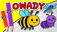 OWADY DLA DZIECI  Film edukacyjny dla dzieci z Kredką