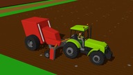 Tractor with blocks - construction and uses | Fairy tales tractors for kids and babies -Traktory